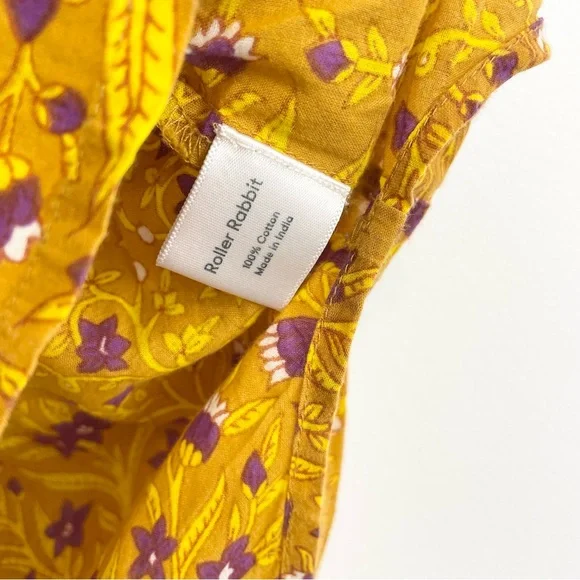 Roller Rabbit Rhone Guy Shirt in Yellow Floral - Picture 4 of 5